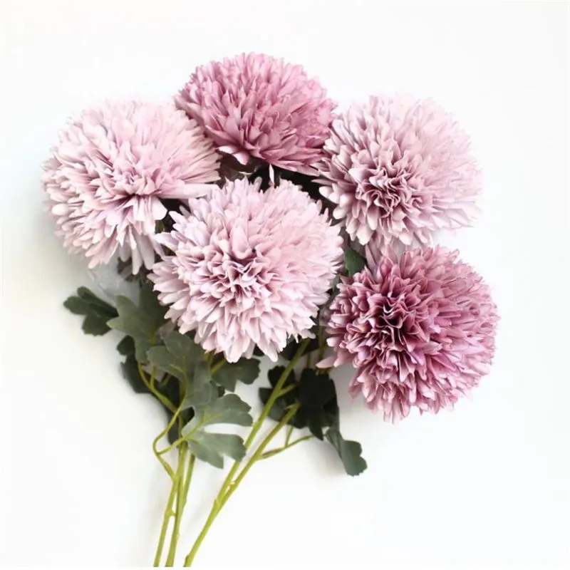 12Pcs Fake Long Single Stem Dandelion Simulation Oil Painting Chrysanthemum Ball for Wedding Home Decorative Artificial Flowers
12Pcs Fake Long Single Stem Dandelion Simulation Oil Painting Chrysanthemum Ball for Wedding Home Decorative Artificial Flowers