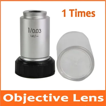 1X 195 Achromatic Objective lens with RMS Thread 20.2mmm Working Distance 50-60mm for Educational Biological Stereo Microscope