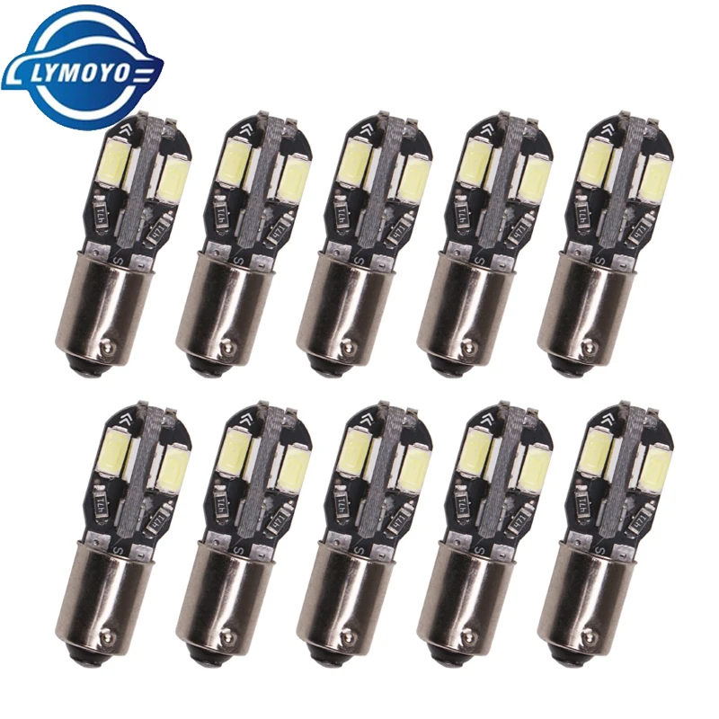 10PCS/LOT car BA9S 8LED SMD auto 5630 5000k white for Clearance Lights parking Light reading light dome Lamp license plate light
10PCS/LOT car BA9S 8LED SMD auto 5630 5000k white for Clearance Lights parking Light reading light dome Lamp license plate light