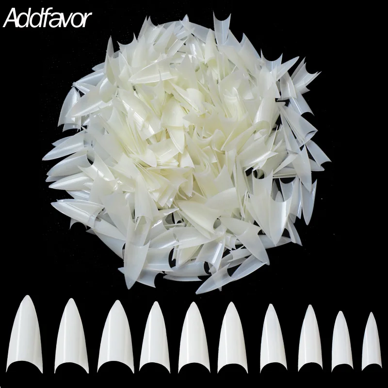 AddFavor 500pc Long French Fake Nails Artificial Stiletto False Nail Art Tips Manicure Acrylic Nails Extension for Nail Salon
AddFavor 500pc Long French Fake Nails Artificial Stiletto False Nail Art Tips Manicure Acrylic Nails Extension for Nail Salon