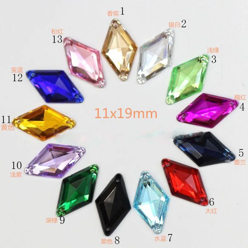 100Pieces 19X11mm Diamond-shaped Acrylic Flatback Garment Loose Rhinestone Sew On Beads Wedding Diamonds DIY Jewelry Accessories
100Pieces 19X11mm Diamond-shaped Acrylic Flatback Garment Loose Rhinestone Sew On Beads Wedding Diamonds DIY Jewelry Accessories