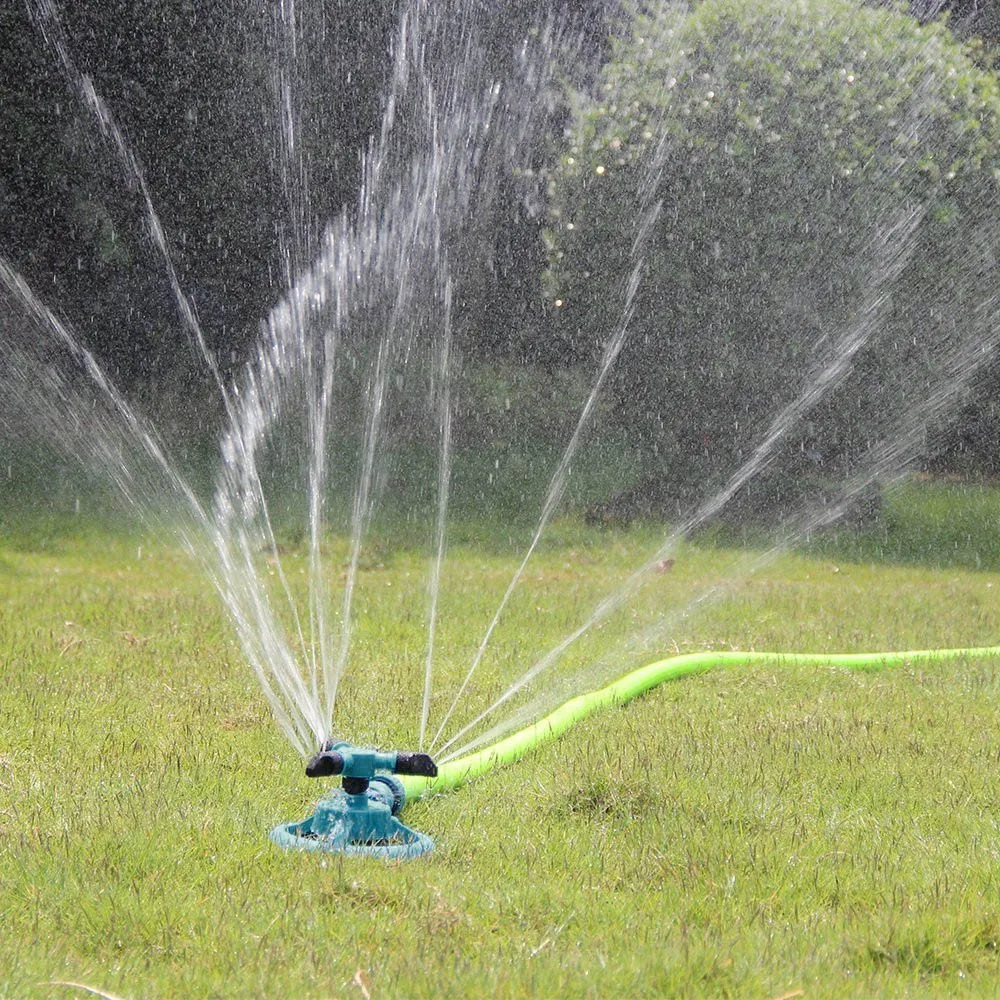 Garden Sprinklers Automatic Watering Grass Lawn 360 Degree Fully 3 Nozzle Circle Rotating Irrigation System
Garden Sprinklers Automatic Watering Grass Lawn 360 Degree Fully 3 Nozzle Circle Rotating Irrigation System