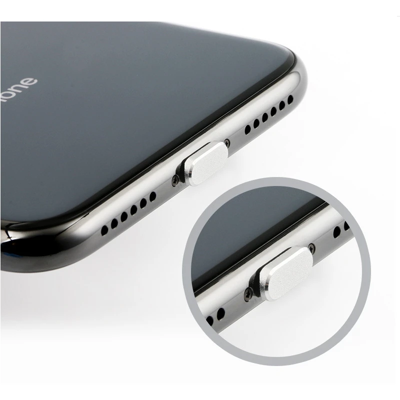 For IPhone 7 Metal Charger Port Anti Dust Plug Cap Stopper Cover Phone Accessories for iphone 5 6 7 8X
For IPhone 7 Metal Charger Port Anti Dust Plug Cap Stopper Cover Phone Accessories for iphone 5 6 7 8X