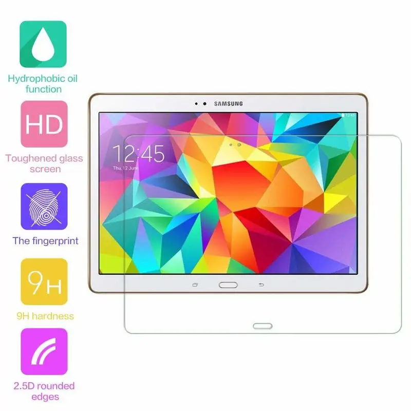 Screen Protector For Samsung Galaxy Tab S 10.5 inch SM-T800 T800 Tempered Glass TabS 10.5 SM-T805 T805 Tablet Screen Glass Guard
Screen Protector For Samsung Galaxy Tab S 10.5 inch SM-T800 T800 Tempered Glass TabS 10.5 SM-T805 T805 Tablet Screen Glass Guard