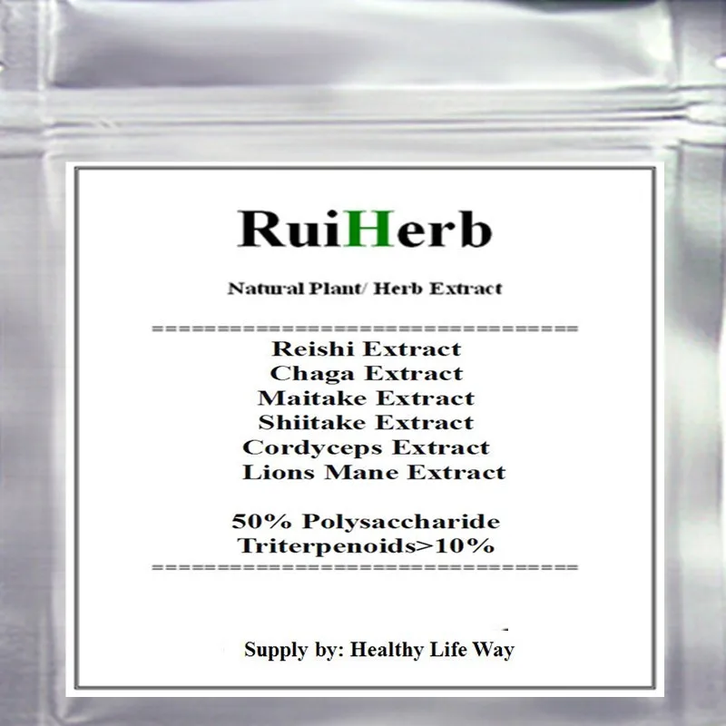 1000gram Blend Mushroom Extract ( Chaga Reishi Cordyceps Maitake Shiitake Lions Mane) 50% Polysaccharide Powder
1000gram Blend Mushroom Extract ( Chaga Reishi Cordyceps Maitake Shiitake Lions Mane) 50% Polysaccharide Powder