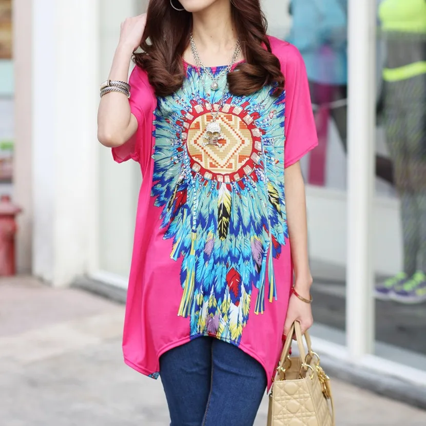NEW 2018 spring summer women casual print short sleeve o-neck tops & tees plus size loose large big t shirts tunic XL-5XL
NEW 2018 spring summer women casual print short sleeve o-neck tops & tees plus size loose large big t shirts tunic XL-5XL
