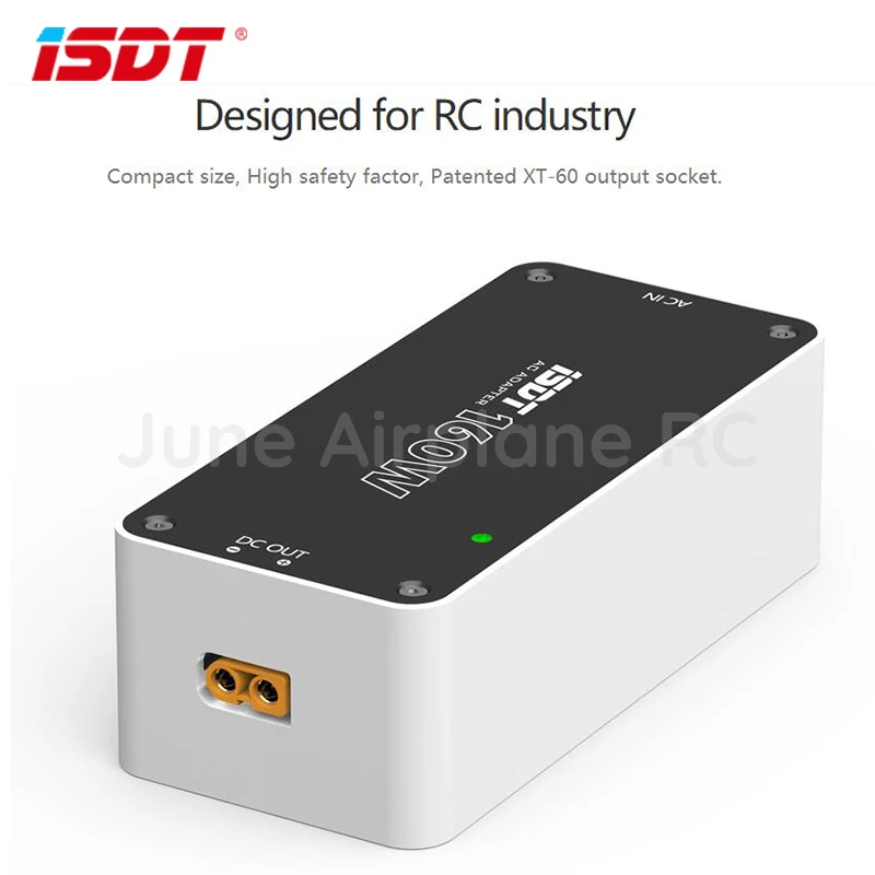 ISDT CP16027 Power Adapter for 2S-8S Lipo Battery for RC Models User Charging XT60 Port Charger
ISDT CP16027 Power Adapter for 2S-8S Lipo Battery for RC Models User Charging XT60 Port Charger