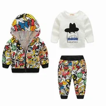 2018 Fashion Brand Autumn Winter Boy Girls Clothing Sets Newborn Tracksuits Zipper Jacket Pants Tshirt 3pcs Suit Baby Clothes
2018 Fashion Brand Autumn Winter Boy Girls Clothing Sets Newborn Tracksuits Zipper Jacket Pants Tshirt 3pcs Suit Baby Clothes