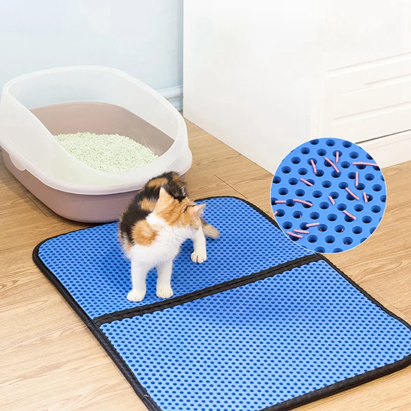 Double Layer Cat Litter Mat Waterproof Urine Proof Scatter Control Trapper Mat for Large Easy Clean Scatter Control For Cats
Double Layer Cat Litter Mat Waterproof Urine Proof Scatter Control Trapper Mat for Large Easy Clean Scatter Control For Cats