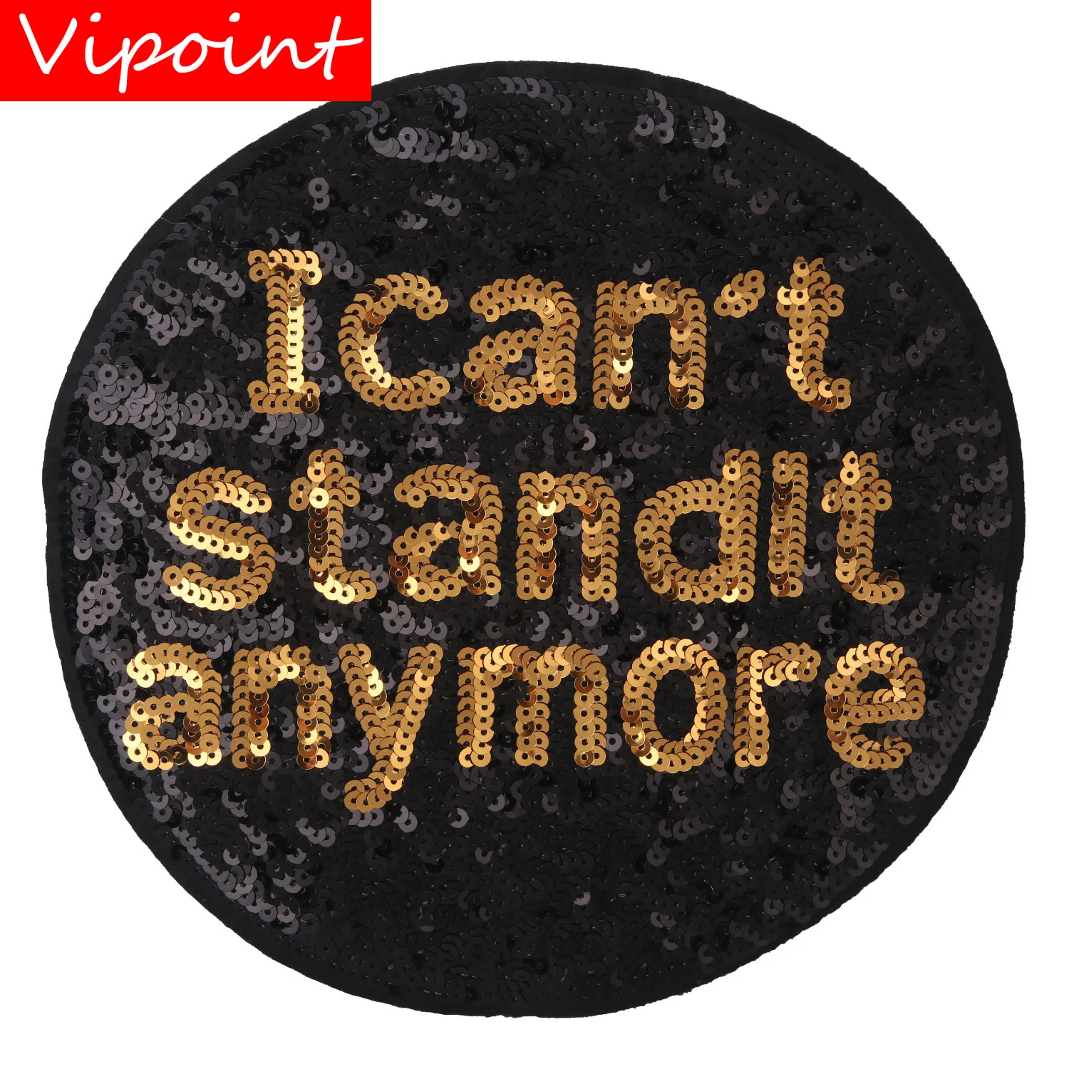 VIPOINT embroidery Sequins big letter patches roundness patches badges applique patches for clothing JW-17
VIPOINT embroidery Sequins big letter patches roundness patches badges applique patches for clothing JW-17