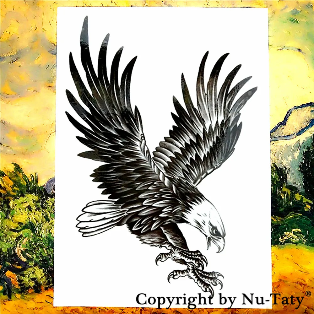 SHNAPIGN Eagle wings Temporary Tattoo Body Art Flash Tattoo Stickers 21*15cm Waterproof Car Styling Home Decor Wall Sticker
SHNAPIGN Eagle wings Temporary Tattoo Body Art Flash Tattoo Stickers 21*15cm Waterproof Car Styling Home Decor Wall Sticker