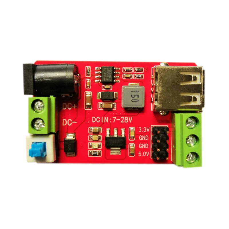Multifunction 9V 12V 24V Input 5V 3.3V Output DC DC Converter with USB 7-28V to 5V 3.3V Regulated Output DC-DC Step Down Module
Multifunction 9V 12V 24V Input 5V 3.3V Output DC DC Converter with USB 7-28V to 5V 3.3V Regulated Output DC-DC Step Down Module