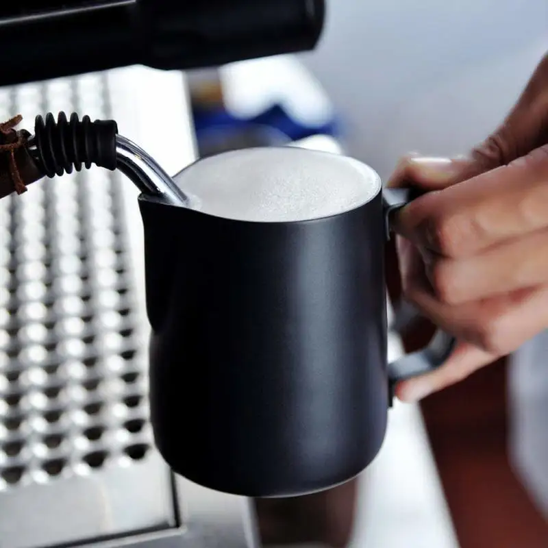 Stainless Steel Milk Frothing Jug 350/600ml Coffee Latte Espresso Black Coating Non-stick Pitcher Easy Cleaning Cup Container
Stainless Steel Milk Frothing Jug 350/600ml Coffee Latte Espresso Black Coating Non-stick Pitcher Easy Cleaning Cup Container