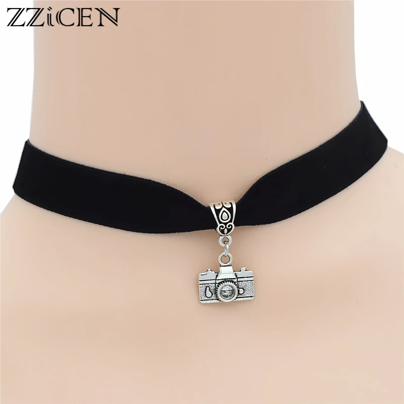 New Fashion Punk Casual Photography Lover Trendy Antique Silver Camera Pendant Choker Necklace for Women Gifts Camera Jewelry
New Fashion Punk Casual Photography Lover Trendy Antique Silver Camera Pendant Choker Necklace for Women Gifts Camera Jewelry