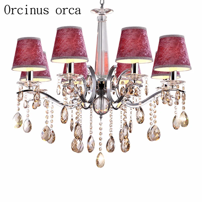 European luxury crystal chandelier living room restaurant warm and romantic bedroom purple girl room wedding room lamp
European luxury crystal chandelier living room restaurant warm and romantic bedroom purple girl room wedding room lamp