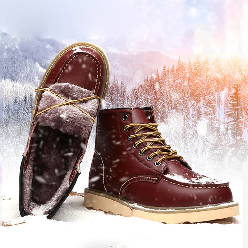 DJSUNNYMIX 2019 High quality genuine Leather Men Boots Martin Boots shoes High Top Motorcycle Autumn Winter shoes man snow Boots
DJSUNNYMIX 2019 High quality genuine Leather Men Boots Martin Boots shoes High Top Motorcycle Autumn Winter shoes man snow Boots