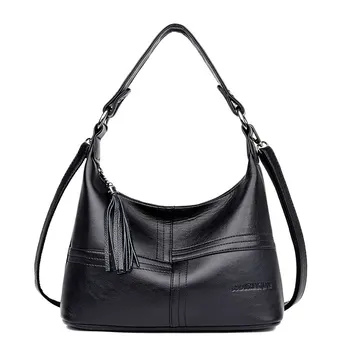 Fashion Women Genuine Leather Handbags Tassel Tote Bag Ladies Shoulder Bags Patchwork Women Messenger Bags Wholesale
Fashion Women Genuine Leather Handbags Tassel Tote Bag Ladies Shoulder Bags Patchwork Women Messenger Bags Wholesale