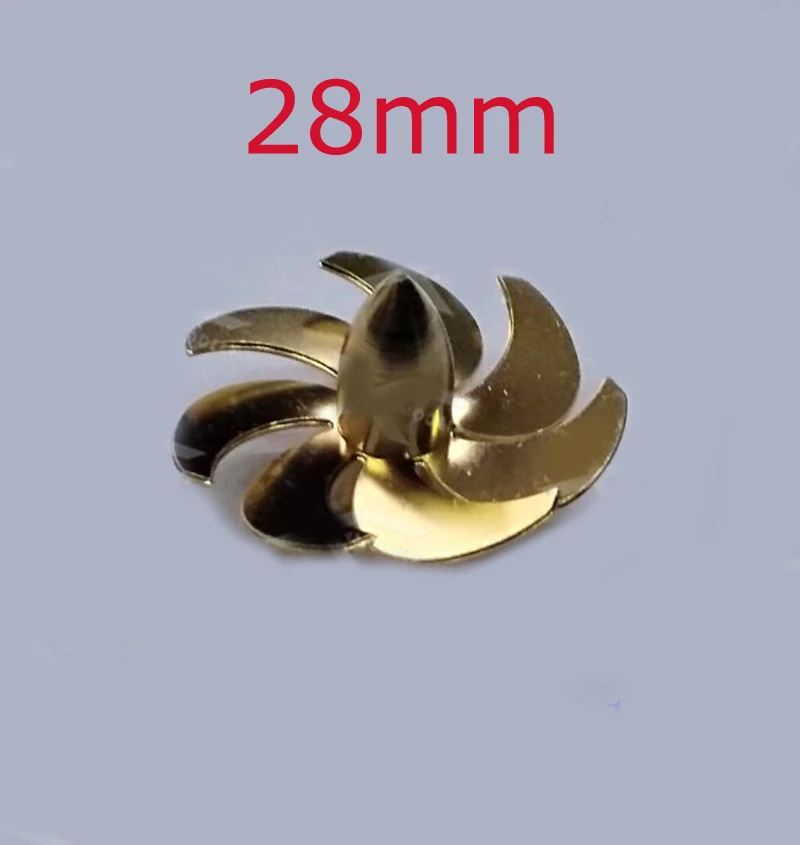 1PC Aperture M4 Brass Propeller Diameter 28mm 7-blade Paddle Positive/Reverse Propellers with 7mm Core for RC Boat Model
1PC Aperture M4 Brass Propeller Diameter 28mm 7-blade Paddle Positive/Reverse Propellers with 7mm Core for RC Boat Model