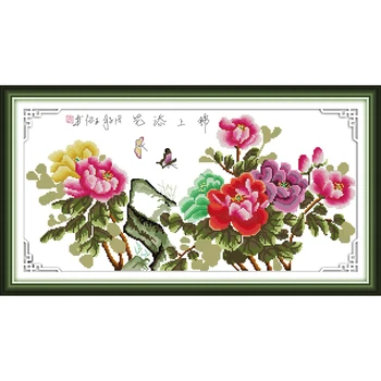 Joy Sunday Better And Better Chinese Cross Stitch Kits Ecological Cotton Stamped Printed 14 11CT DIY Wedding Decoration For Home
Joy Sunday Better And Better Chinese Cross Stitch Kits Ecological Cotton Stamped Printed 14 11CT DIY Wedding Decoration For Home