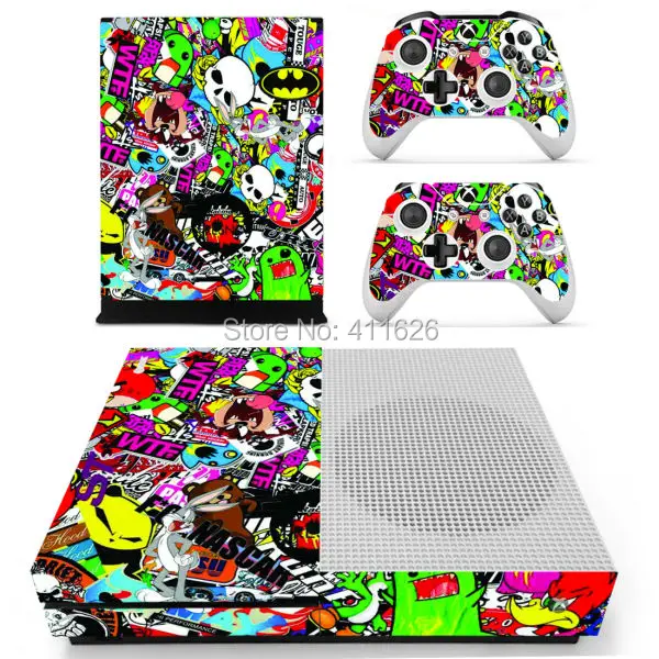Vinyl Skin Sticker Protector for Microsoft Xbox One SLIM and 2 controller skins Stickers for XBOX ONE S free shipping
Vinyl Skin Sticker Protector for Microsoft Xbox One SLIM and 2 controller skins Stickers for XBOX ONE S free shipping