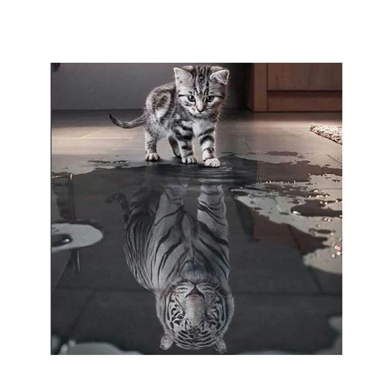 5D Diamond Mosaic Picture Rhinestones Diamond Embroidery Full Square Diamond Painting Animal Cross Stitch Decor Cat Shadow Tiger
5D Diamond Mosaic Picture Rhinestones Diamond Embroidery Full Square Diamond Painting Animal Cross Stitch Decor Cat Shadow Tiger