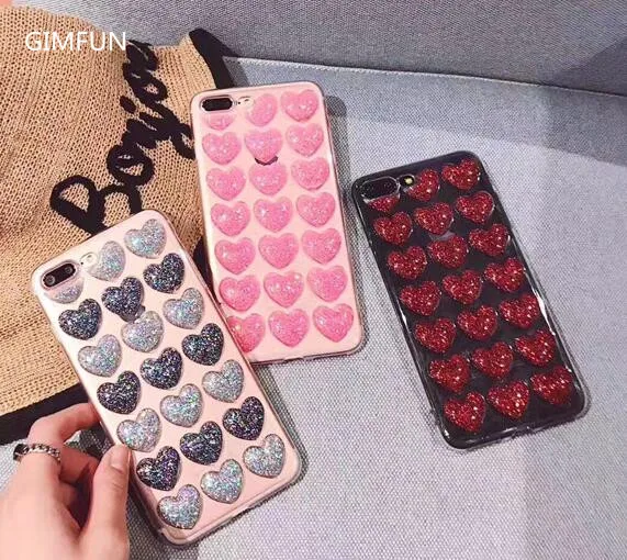Gimfun New Love Heart Glitter Phone Case for Iphone 7 7plus 6/6s 6plus Case Candy Tpu Silicone Bling Case Cute Shining Cover
Gimfun New Love Heart Glitter Phone Case for Iphone 7 7plus 6/6s 6plus Case Candy Tpu Silicone Bling Case Cute Shining Cover