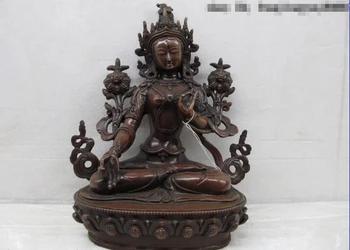USPS to USA S0502 8.5" Tibet purple Bronze Red Copper White TaRa Guan Yin Kwan-Yin Goddess Buddha
USPS to USA S0502 8.5" Tibet purple Bronze Red Copper White TaRa Guan Yin Kwan-Yin Goddess Buddha