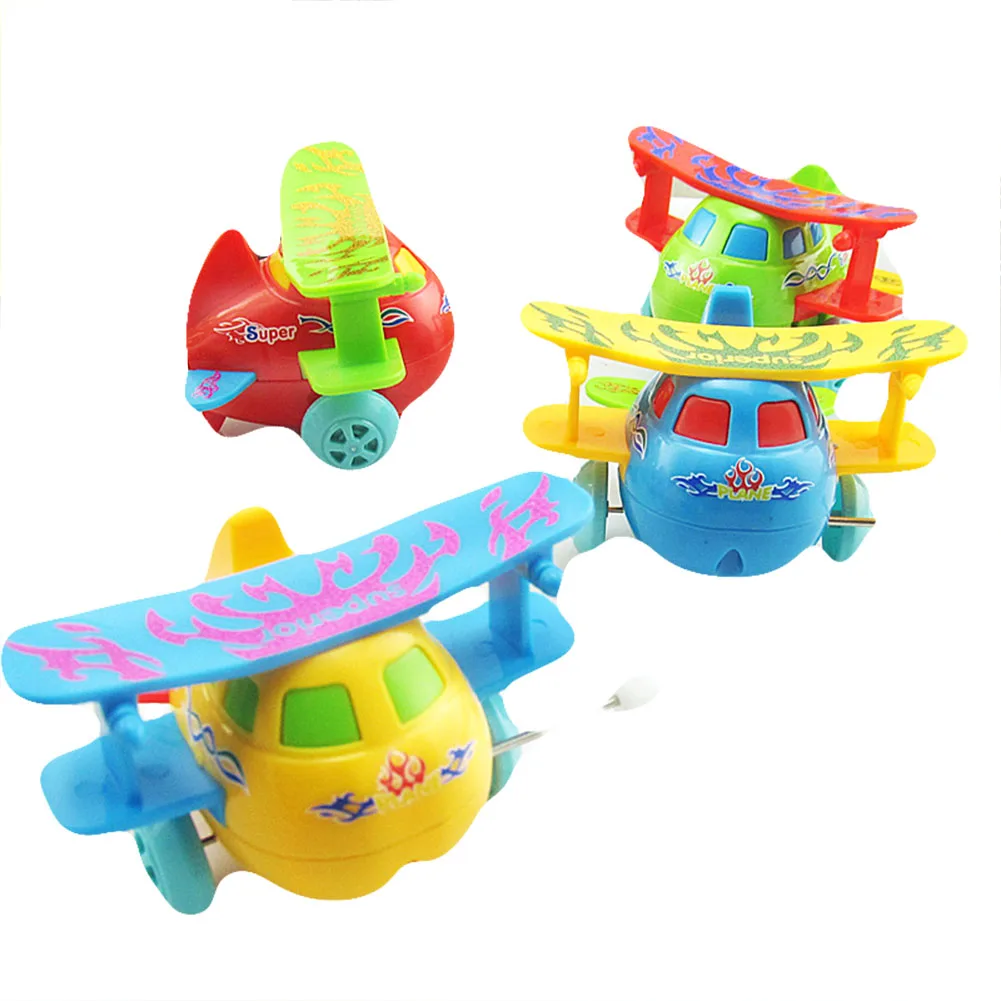New Arrival Baby Kids Cartoon Clockwork Airplane Toys Plastic Aircraft Model Wind Up Running Toy For Children Gift Random Color
New Arrival Baby Kids Cartoon Clockwork Airplane Toys Plastic Aircraft Model Wind Up Running Toy For Children Gift Random Color