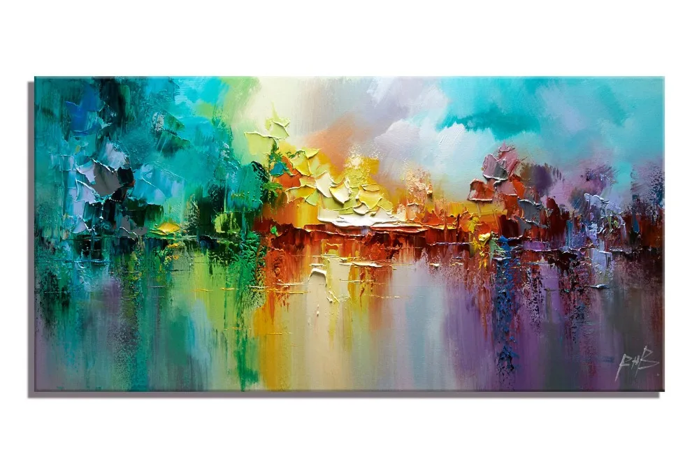Hand Painted Modern Scenery Abstract Oil Painting Home Decor Wall Art On Canvas Palette Knife Painting High Quality
Hand Painted Modern Scenery Abstract Oil Painting Home Decor Wall Art On Canvas Palette Knife Painting High Quality