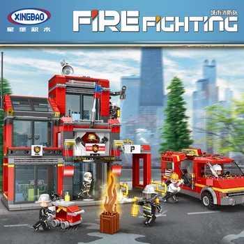 XINGBAO 14006 City Series The Fire Squadron Set Firefighting Building Blocks Christmas Gifts For Kids Educational Toys
XINGBAO 14006 City Series The Fire Squadron Set Firefighting Building Blocks Christmas Gifts For Kids Educational Toys