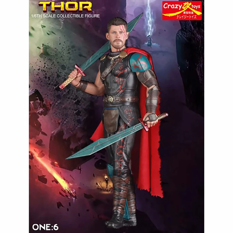 Crazy Toys Marvel Avengers Super Hero Thor with Swords PVC Action Figure Collectible For Kids Toys Gifts
Crazy Toys Marvel Avengers Super Hero Thor with Swords PVC Action Figure Collectible For Kids Toys Gifts