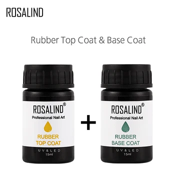 ROSALIND Rubber 15ml & 30ml Base Top Coat Gel Nail Polish Set For Manicure UV LED Lamp Gel Varnish Primer Nail Art Long Lasting
ROSALIND Rubber 15ml & 30ml Base Top Coat Gel Nail Polish Set For Manicure UV LED Lamp Gel Varnish Primer Nail Art Long Lasting