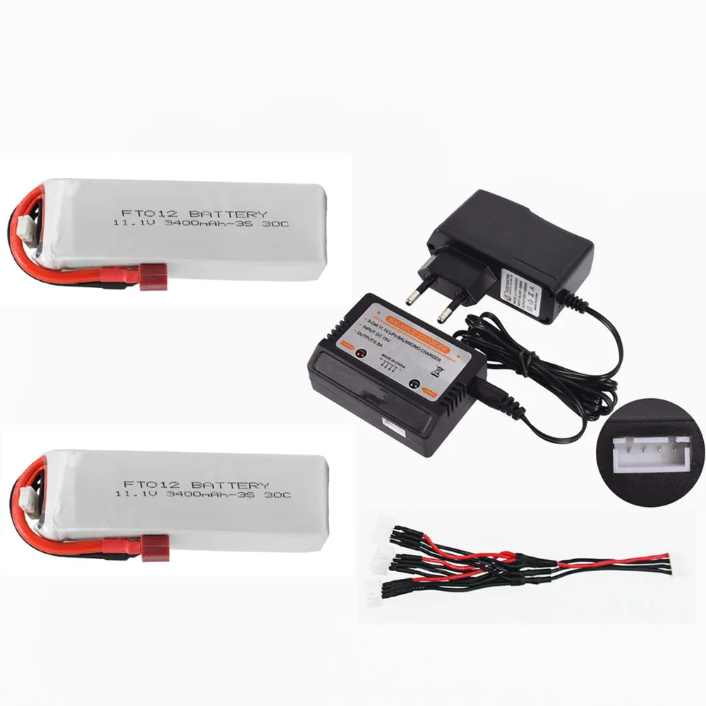 2 3 Upgrade pcs 11.1V 3400mah 30C RC Lipo Battery with 3s balance charger for FT012 Huanqi 734 boat Helicopter Quadcopter
2 3 Upgrade pcs 11.1V 3400mah 30C RC Lipo Battery with 3s balance charger for FT012 Huanqi 734 boat Helicopter Quadcopter