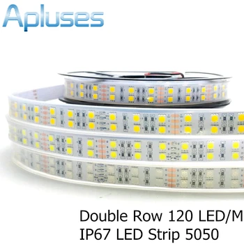 120 LEDs/m LED Strip 5050 DC12V high quality Flexible LED Light Double Row 5050 LED Strip 5m/lot for home decoration
120 LEDs/m LED Strip 5050 DC12V high quality Flexible LED Light Double Row 5050 LED Strip 5m/lot for home decoration