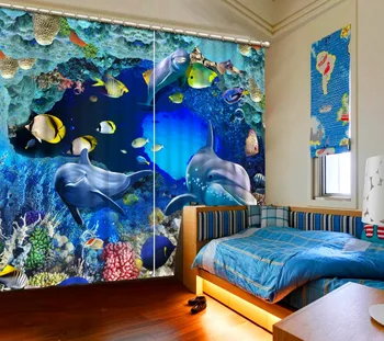 Living Room Curtains 3D Curtains For The Bedroom Kitchen Modern Window Ocean World Fish Dolphin Blackout Shade Window Curtains
Living Room Curtains 3D Curtains For The Bedroom Kitchen Modern Window Ocean World Fish Dolphin Blackout Shade Window Curtains