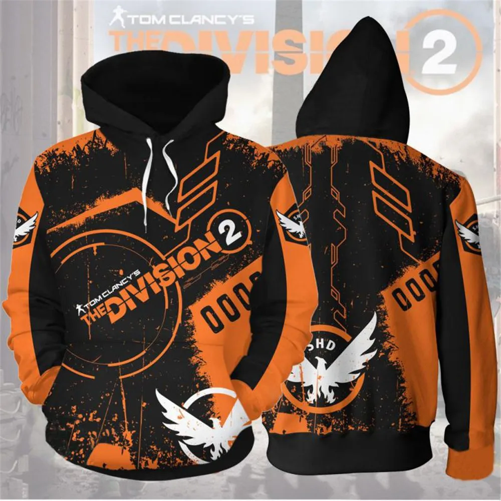Hot Game The Division 2 Cosplay Fashion Men Zipper Hoodies Jumper Sweatshirts Costume Tops Jacket
Hot Game The Division 2 Cosplay Fashion Men Zipper Hoodies Jumper Sweatshirts Costume Tops Jacket