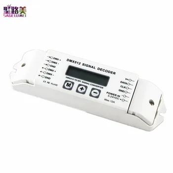 BC-820 DMX-SPI Signal Decoder convertor DMX to SPI DMX512 Controller for LPD6803 LPD8806 WS2811 WS2801 WS2812B pixel led light
BC-820 DMX-SPI Signal Decoder convertor DMX to SPI DMX512 Controller for LPD6803 LPD8806 WS2811 WS2801 WS2812B pixel led light