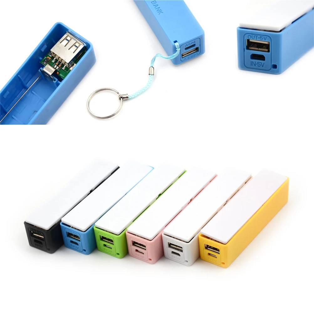 Portable Power Bank 18650 External Backup Battery Charger With Key Chain USB Charging for Cell Phone Mobile Phones
Portable Power Bank 18650 External Backup Battery Charger With Key Chain USB Charging for Cell Phone Mobile Phones