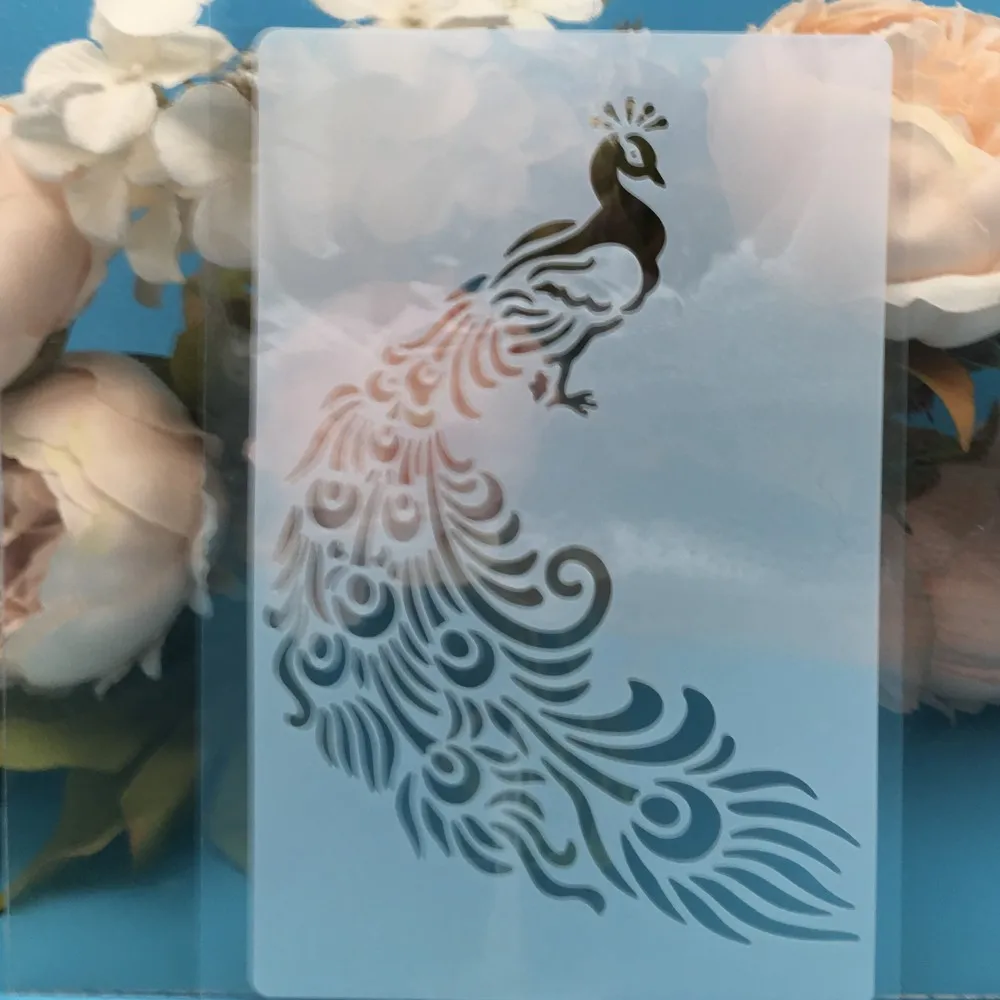 A5 Peacock DIY Layering Stencils Wall Painting Scrapbook Coloring Embossing Album Decorative Card Template
A5 Peacock DIY Layering Stencils Wall Painting Scrapbook Coloring Embossing Album Decorative Card Template