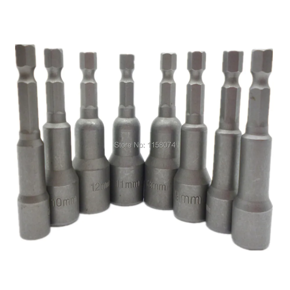 8pcs 6-13mm Magnetic Hex Socket Nut Setters Driver Bits 65mm Length Electric Screwdriver Socket Nut Driver Set Socket Adapter
8pcs 6-13mm Magnetic Hex Socket Nut Setters Driver Bits 65mm Length Electric Screwdriver Socket Nut Driver Set Socket Adapter