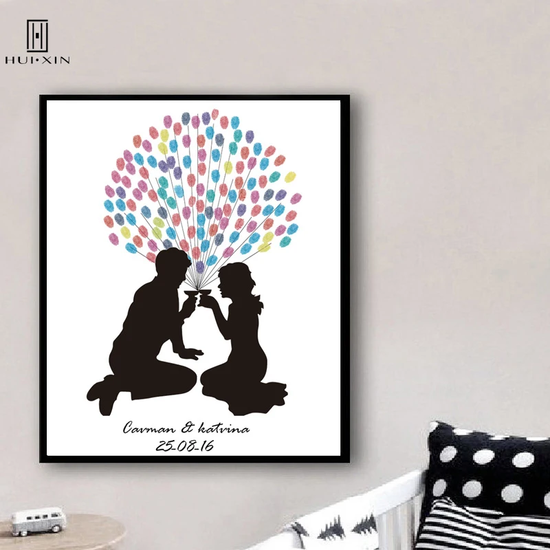 DIY Fingerprint Guestbook Souvenir Romantic Loving Couple Making Commitments Best Wishes for Happy Life Special Wedding Gift
DIY Fingerprint Guestbook Souvenir Romantic Loving Couple Making Commitments Best Wishes for Happy Life Special Wedding Gift