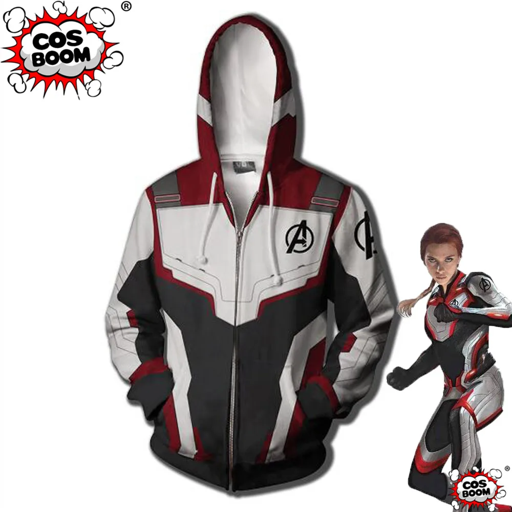 COSBOOM Avengers 4 Endgame Quantum Realm Costume Hoodie Cosplay Captain America Black Widow Superhero Jacket Cosplay Costume
COSBOOM Avengers 4 Endgame Quantum Realm Costume Hoodie Cosplay Captain America Black Widow Superhero Jacket Cosplay Costume