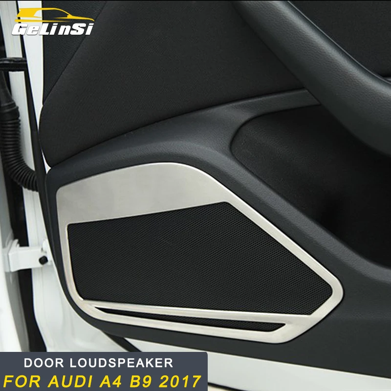 Gelinsi For Audi A4 A5 S4 S5 B9 2017 2018 Car Door Sound Loudspeaker Panel Cover Trim Frame Sticker Chrome Interior Accessories
Gelinsi For Audi A4 A5 S4 S5 B9 2017 2018 Car Door Sound Loudspeaker Panel Cover Trim Frame Sticker Chrome Interior Accessories