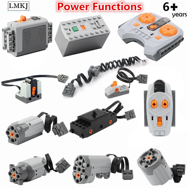 Power Functions 8879 88003 Technic Motor Series Battery Box IR Remote Control Signal Receiver Motors LED Light
Power Functions 8879 88003 Technic Motor Series Battery Box IR Remote Control Signal Receiver Motors LED Light