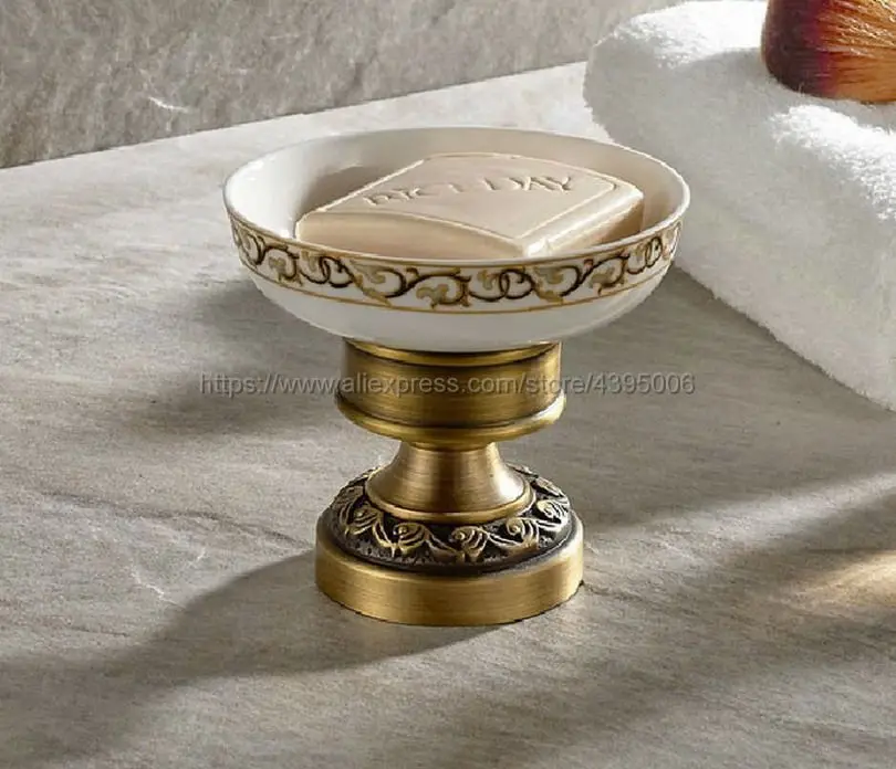Soap Dishes Antique Brass Soap Holder Ceramics Soap Dish Bathroom Home Decoration Bathroom Accessories Bba496
Soap Dishes Antique Brass Soap Holder Ceramics Soap Dish Bathroom Home Decoration Bathroom Accessories Bba496