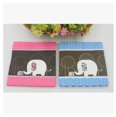 20pcs/lot Cartoon Lovely Blue Pink Elephant Animal Paper Napkins Tissue For Festival Event Birthday Party Decoration supplies
20pcs/lot Cartoon Lovely Blue Pink Elephant Animal Paper Napkins Tissue For Festival Event Birthday Party Decoration supplies