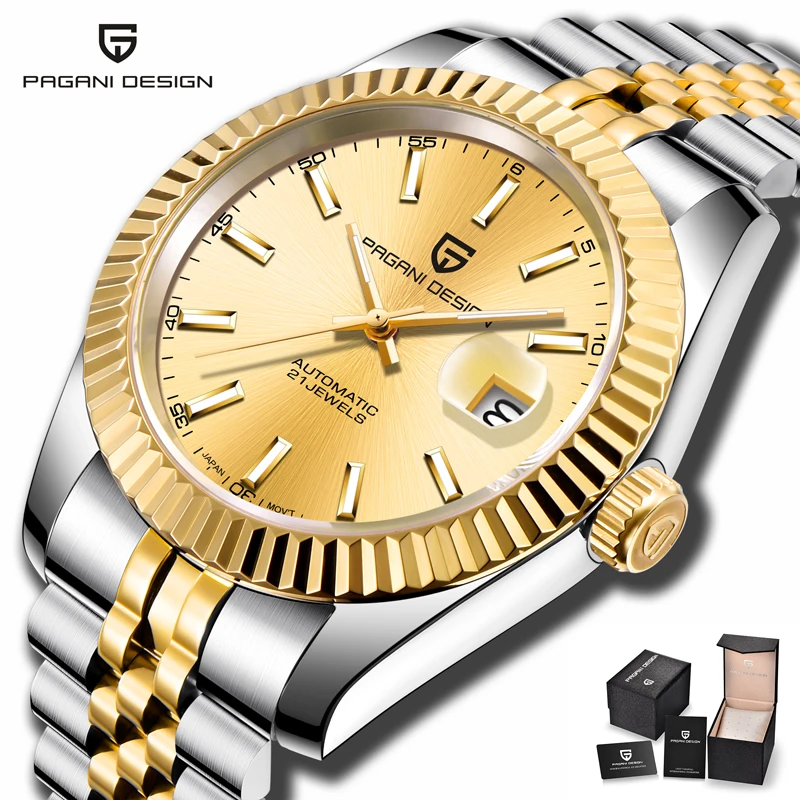 PAGANI DESIGN Top Brand Luxury Men Watches Automatic Mechanical Watch Waterproof Business Watch Automatic Date Relogio Masculino
PAGANI DESIGN Top Brand Luxury Men Watches Automatic Mechanical Watch Waterproof Business Watch Automatic Date Relogio Masculino