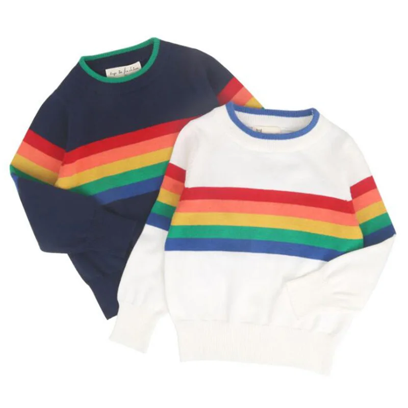 1 -6 year Boys Rainbow Children Sweater Autumn Winter Fashion 2019 Baby Girl Boys Clothing Children Tops Girls Sweater
1 -6 year Boys Rainbow Children Sweater Autumn Winter Fashion 2019 Baby Girl Boys Clothing Children Tops Girls Sweater