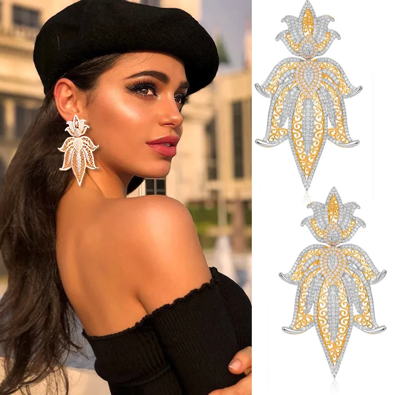 GODKI 75mm Trendy Luxury Crown Nigerian Long Dangle Earrings For Women Wedding Zircon Crystal Dubai Silver Bridal Earring
GODKI 75mm Trendy Luxury Crown Nigerian Long Dangle Earrings For Women Wedding Zircon Crystal Dubai Silver Bridal Earring
