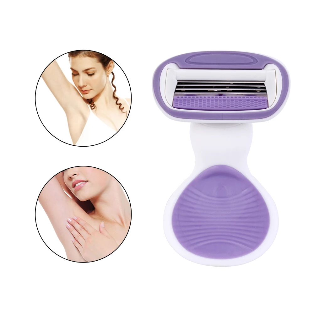 New Mini Shaving Razor for Women 4 Layers Blades Moon Handle Razor Bubble Shell Pack Body Hair Removal Shaver Stainless Steel
New Mini Shaving Razor for Women 4 Layers Blades Moon Handle Razor Bubble Shell Pack Body Hair Removal Shaver Stainless Steel
